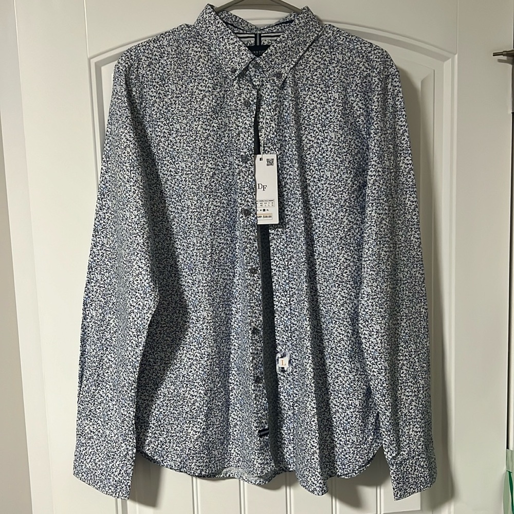 DENIM & FLOWER button-up shirt